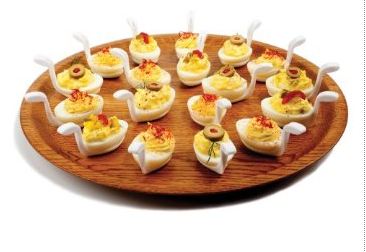 Eggcradle Fusionbrands Deviled Egg / Appetizer Holders, Set of 6