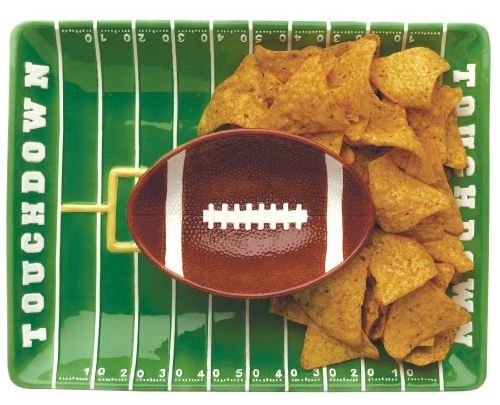 Happy Super Bowl Day! Boston Warehouse Touchdown Field Chip and Dip Set