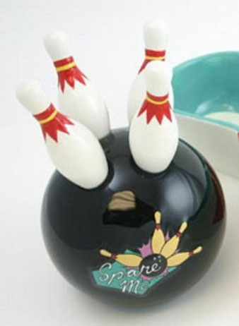 Spare Me Bowling Ball Cheese Spreader Set in Gift Box Spare Me Bowling Ball Cheese Spreader Set in Gift Box